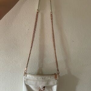 Mini Mac daddy Rebecca Minkoff  White Chain Strap Women's Bag